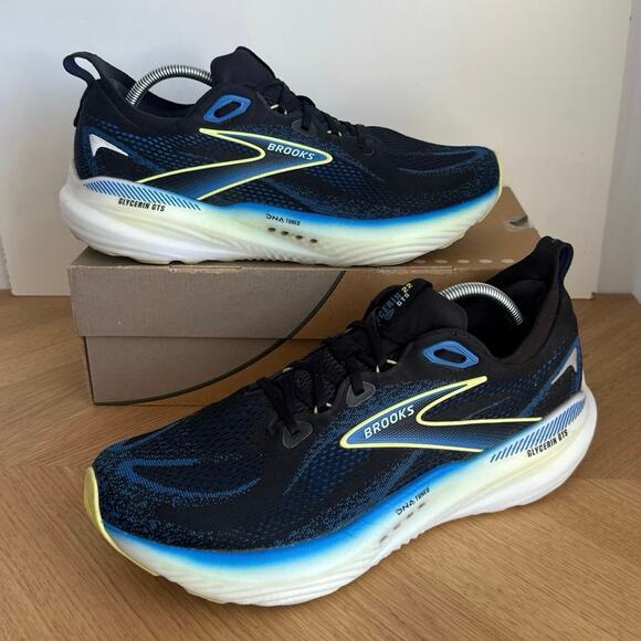 Brooks Glycerin GTS 22 Blue/Yellow Men Running Sneakers - SZ 12 main image 12